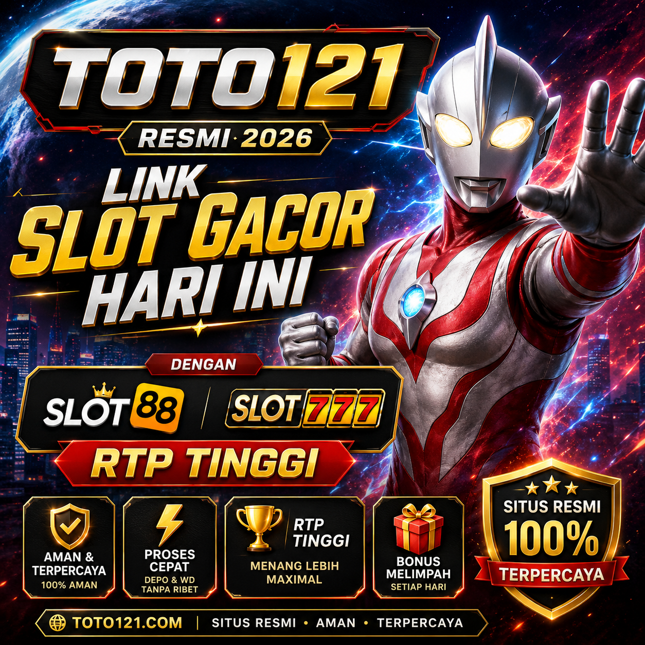 TOTO121 - Link Slot88 dan Slot777 Alternatif Slot Online Resmi Terbaru 2026